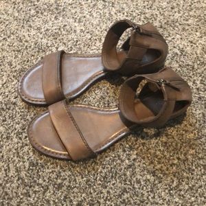 Frye Carson Ankle Sandals never worn